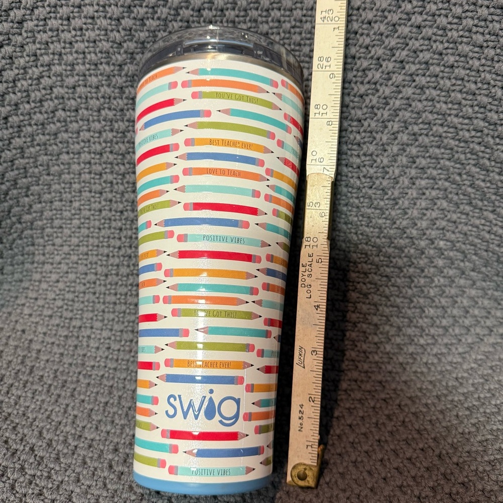 Swig Life Teacher Life 32oz Colorful Pencil Tumbler - Picture 6 of 12